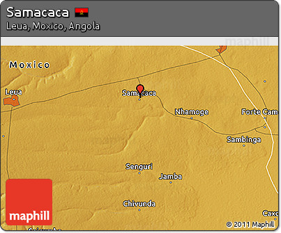 Physical 3D Map of Samacaca