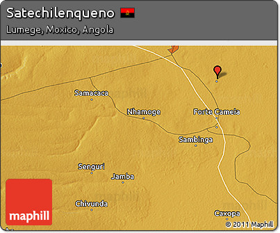 Physical 3D Map of Satechilenqueno