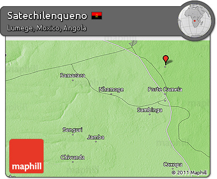 Political 3D Map of Satechilenqueno