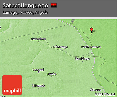 Political 3D Map of Satechilenqueno