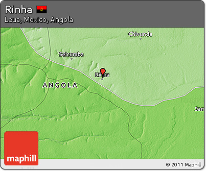 Political 3D Map of Rinha