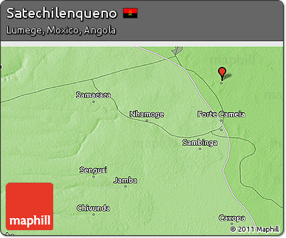Political 3D Map of Satechilenqueno
