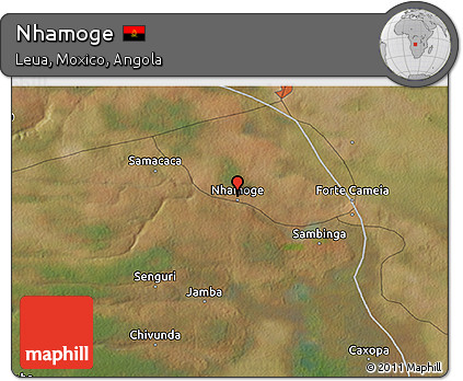 Satellite 3D Map of Nhamoge