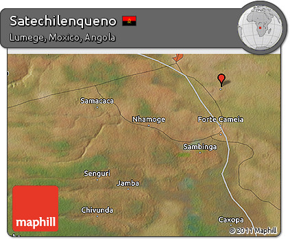 Satellite 3D Map of Satechilenqueno