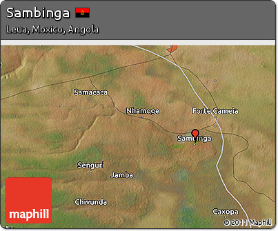 Satellite 3D Map of Sambinga