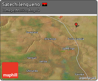 Satellite 3D Map of Satechilenqueno
