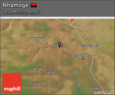 Satellite 3D Map of Nhamoge