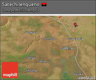 Satellite 3D Map of Satechilenqueno