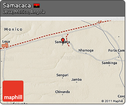 Shaded Relief 3D Map of Samacaca