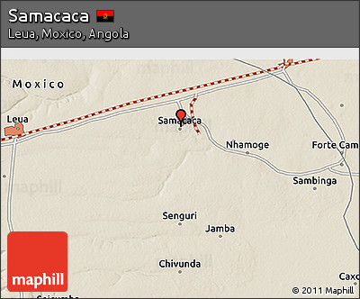 Shaded Relief 3D Map of Samacaca