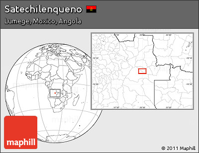 Blank Location Map of Satechilenqueno