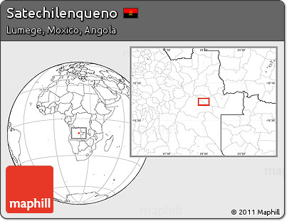 Blank Location Map of Satechilenqueno