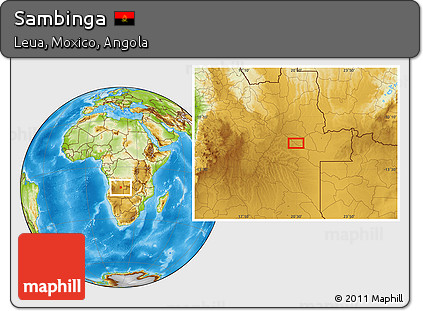 Physical Location Map of Sambinga