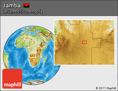 Physical Location Map of Jamba