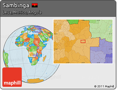 Political Location Map of Sambinga