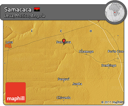 Physical Map of Samacaca