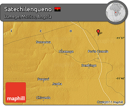 Physical Map of Satechilenqueno