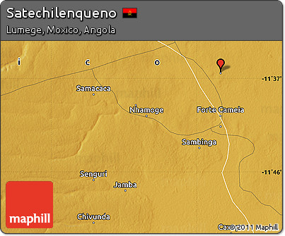 Physical Map of Satechilenqueno