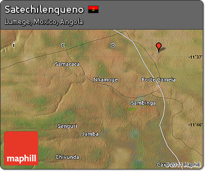 Satellite Map of Satechilenqueno