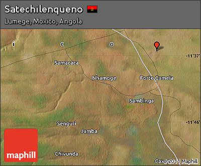Satellite Map of Satechilenqueno
