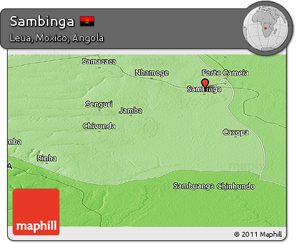 Political Panoramic Map of Sambinga