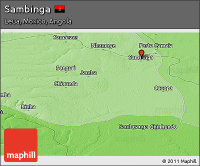 Political Panoramic Map of Sambinga