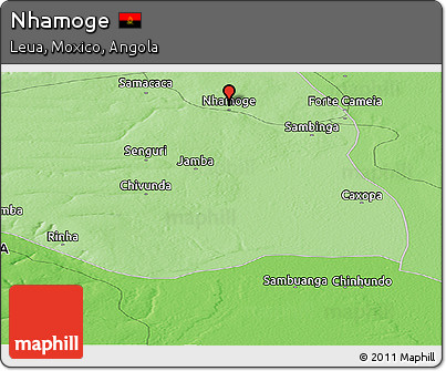 Political Panoramic Map of Nhamoge