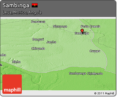 Political Panoramic Map of Sambinga
