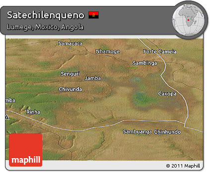 Satellite Panoramic Map of Satechilenqueno
