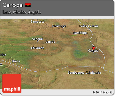 Satellite Panoramic Map of Caxopa