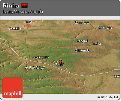 Satellite Panoramic Map of Rinha