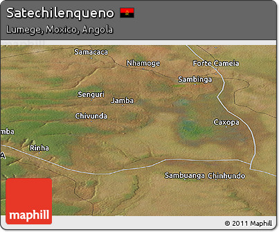 Satellite Panoramic Map of Satechilenqueno