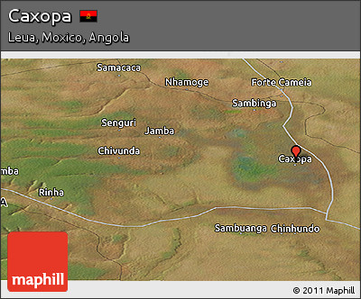 Satellite Panoramic Map of Caxopa