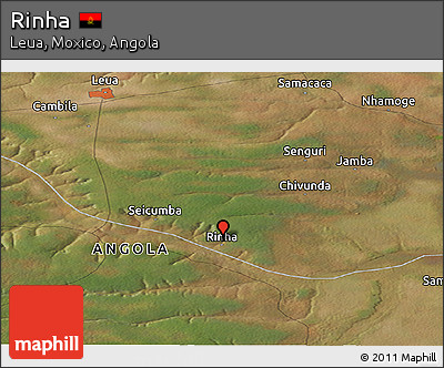 Satellite Panoramic Map of Rinha