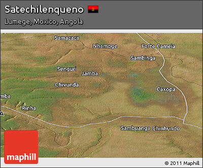 Satellite Panoramic Map of Satechilenqueno