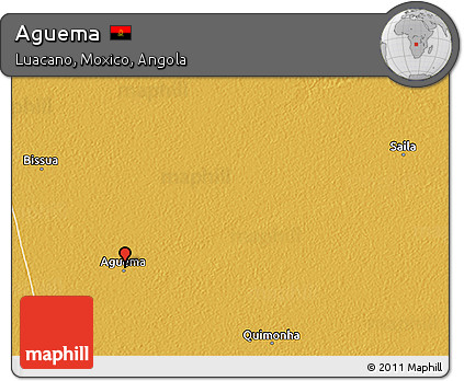 Physical 3D Map of Aguema