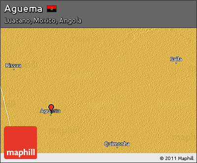 Physical 3D Map of Aguema