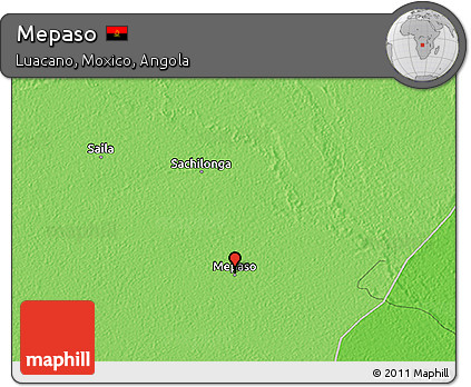 Political 3D Map of Mepaso