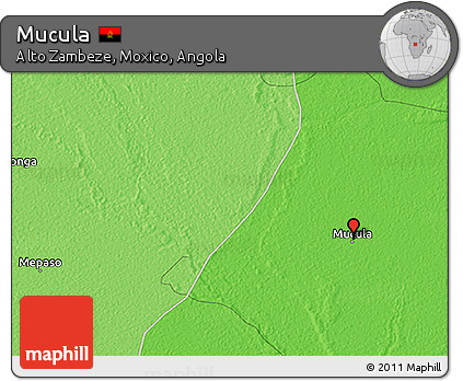 Political 3D Map of Mucula