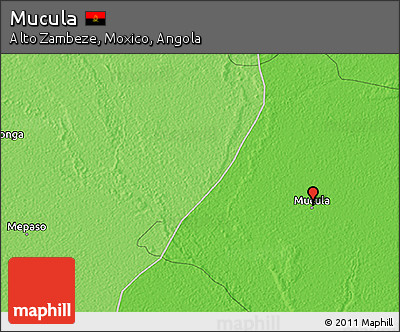 Political 3D Map of Mucula