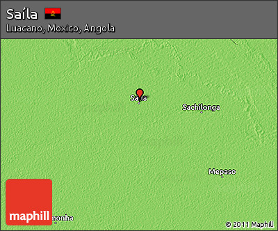 Political 3D Map of Saíla