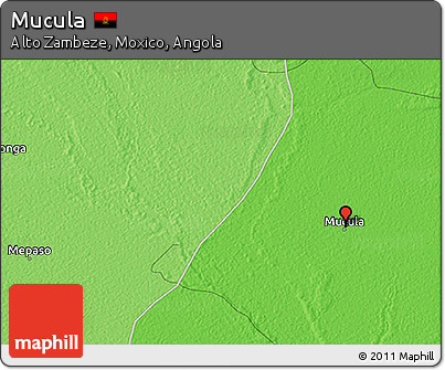 Political 3D Map of Mucula