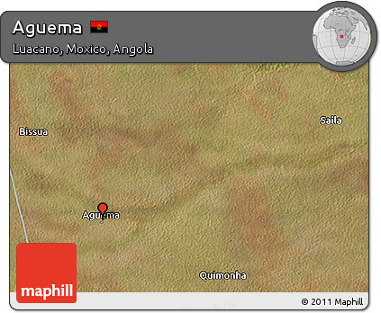Satellite 3D Map of Aguema