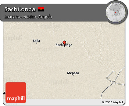 Shaded Relief 3D Map of Sachilonga