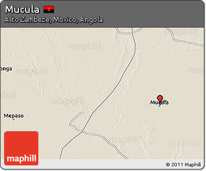 Shaded Relief 3D Map of Mucula