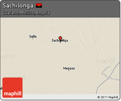 Shaded Relief 3D Map of Sachilonga