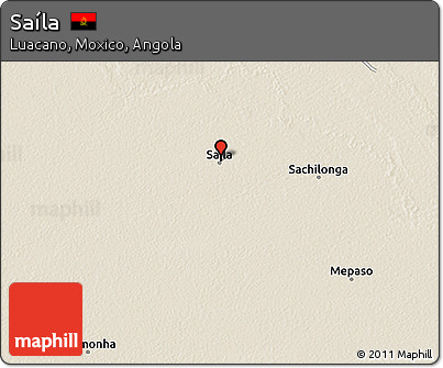 Shaded Relief 3D Map of Saíla