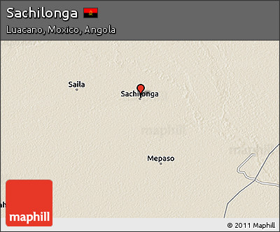 Shaded Relief 3D Map of Sachilonga