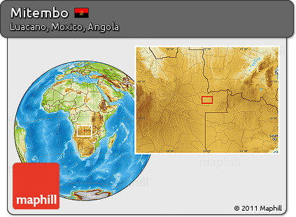 Physical Location Map of Mitembo