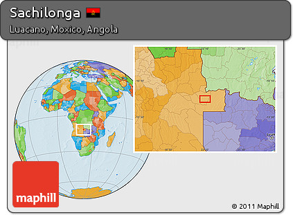 Political Location Map of Sachilonga